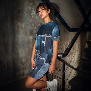 ripped t shirt dress Ripskirt Graphite | Tee Shirt Dress