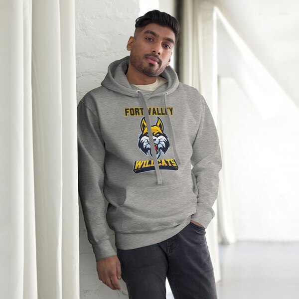 Fort Valley Wildcats Unisex Hoodie (front and back print)