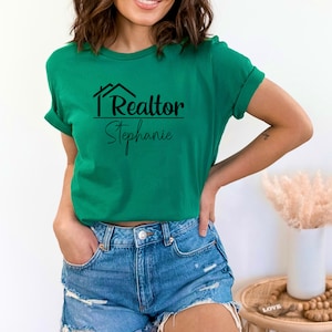 Your Trusted Realtor Personalized T-shirt, Real Estate Agent Tshirt, Your Logo Here Shirt, Brand Logo Shirt, Custom Team T-shirt