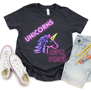 Neon Unicorn T-Shirt, Neon Unicorn Shirt, Cute Electric Unicorn Top, Happy Unicorn Awesome Shirt, Unicorn Lover Gifts Tee