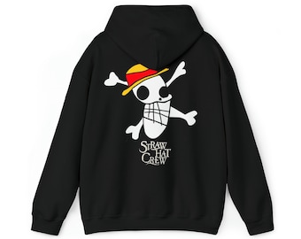 Straw Hat Crew Hoodie | One Piece | Hooded Pullover