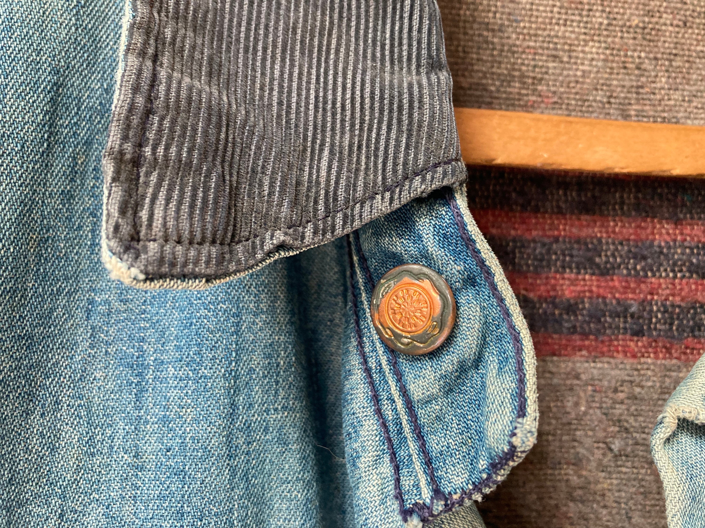 70s Bruce Jenner Quilted Chore Coat L