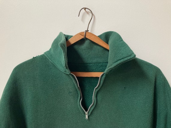 Vintage 1950’s Quarter Zip Sweatshirt - image 2