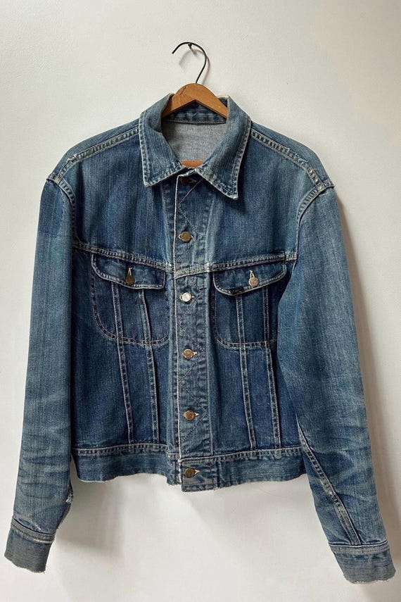Jaqueta Jeans Lee 101-J Vintage dos anos 60 Portugal