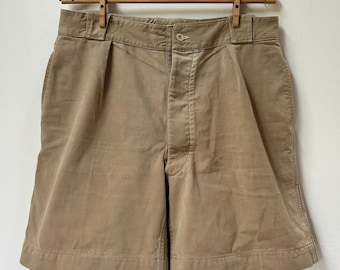 Vintage 1940’s Khaki Army Shorts