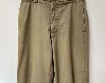1970年代ヴィンテージ軍用カーキユーティリティパンツ