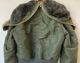 Vintage 1960's USAF N-2B Flight Jacket With Coyote Lined Hood! - Etsy