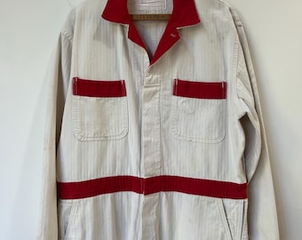 Macacão de trabalho vintage dos anos 1950