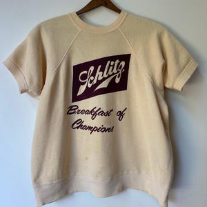 Vintage 1960’s  Short Sleeved Sweatshirt