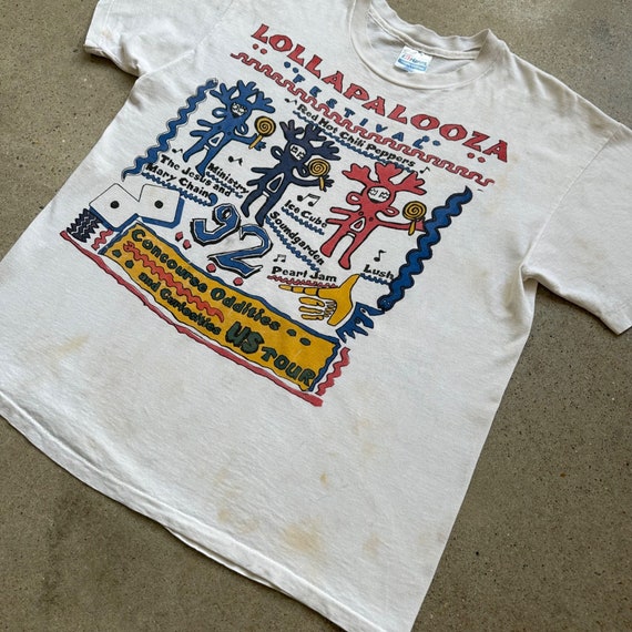 Vintage 1992 Lollapalooza Music Festival Tour Shi… - image 4