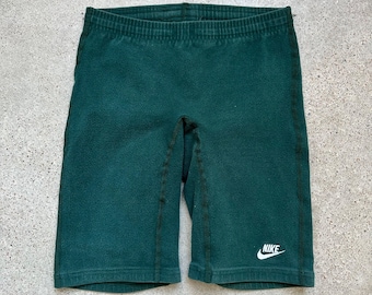 Vintage 80s/90s Nike Biker Shorts Pine Green