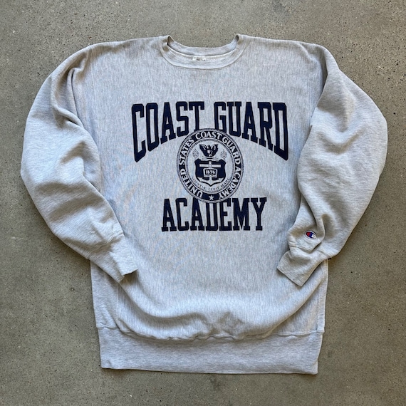 Vintage Champion Reverse Weave Coast Guard Academ… - image 1