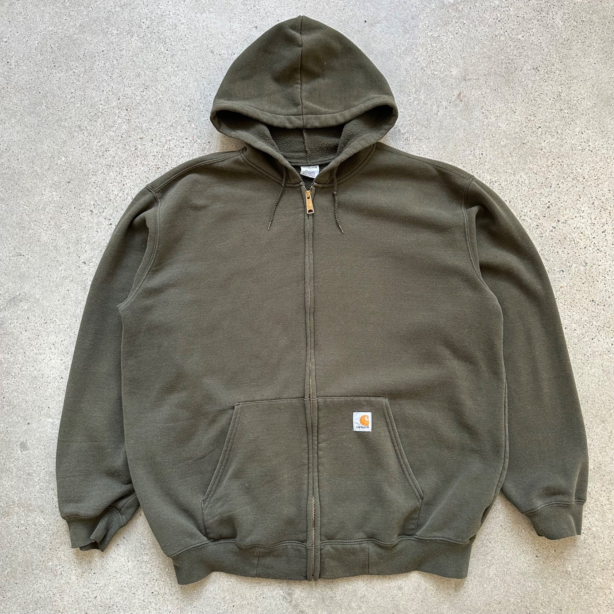 Carhartt olive hoodie sales