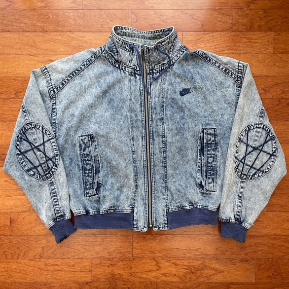 Vintage nike 2025 denim jacket