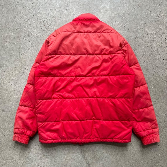 Vintage 80s/90s Dickies Puffer Jacket Red - image 2