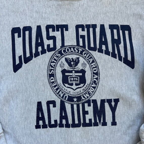 Vintage Champion Reverse Weave Coast Guard Academ… - image 3