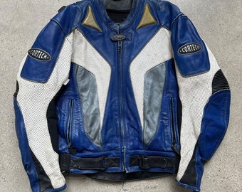 Vintage Cortech Leather Biker Moto Jacket