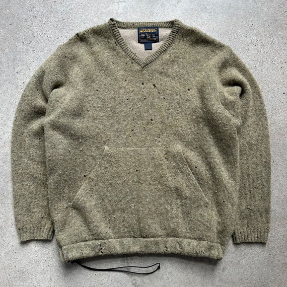 Vintage Distressed Grunge Wool Woolrich Sweater