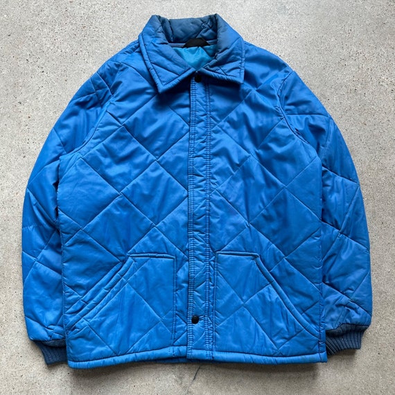 Vintage Big Smith Quilted Blue Work Jacket