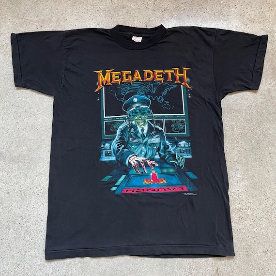 Vintage 1990 Megadeath Launch Alice In Chains The 