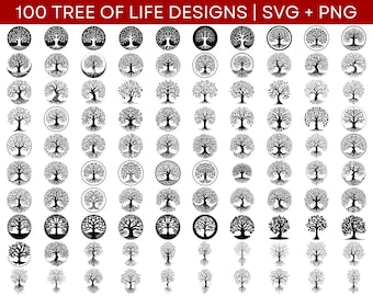 Baum des Lebens SVG Bundle - Baum des Lebens Clipart - Baum des Lebens SVG geschnittene Dateien für Cricut - Stammbaum svg - keltischer Baum des Lebens svg