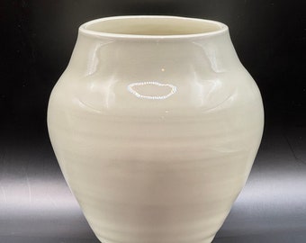 White porcelain vase.