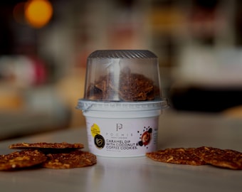 Caramel Dip with Coconut & Coffee Cookies, Colombian Candy, Dulce Colombiano