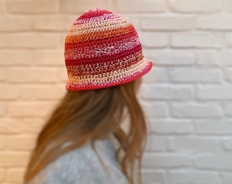 Handemade crochet bucket hat