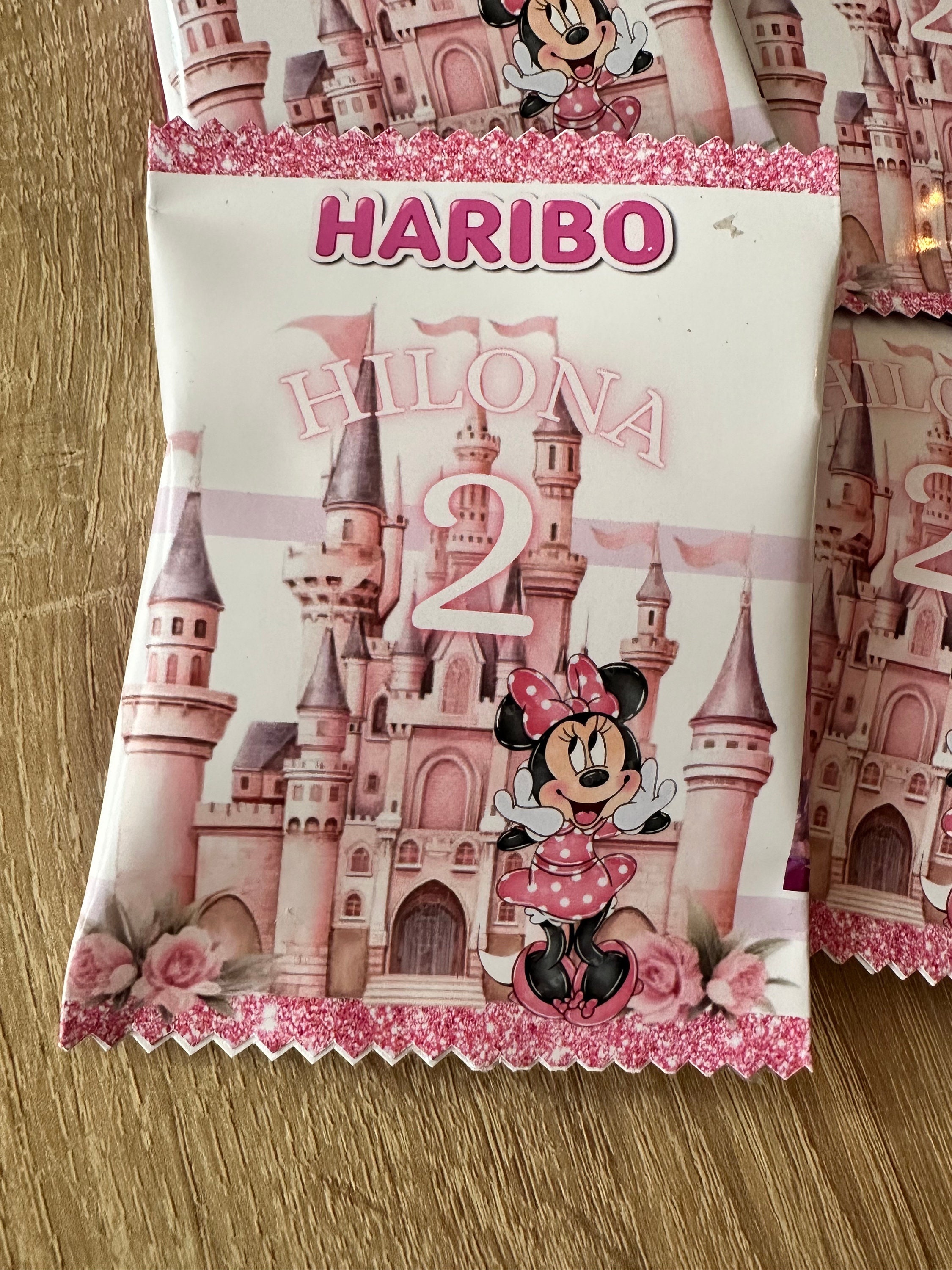 Sac Kinder Minnie Mouse à Glitter - Rose - 14 cm - Sac bandoulière - Cadeau  fille 5