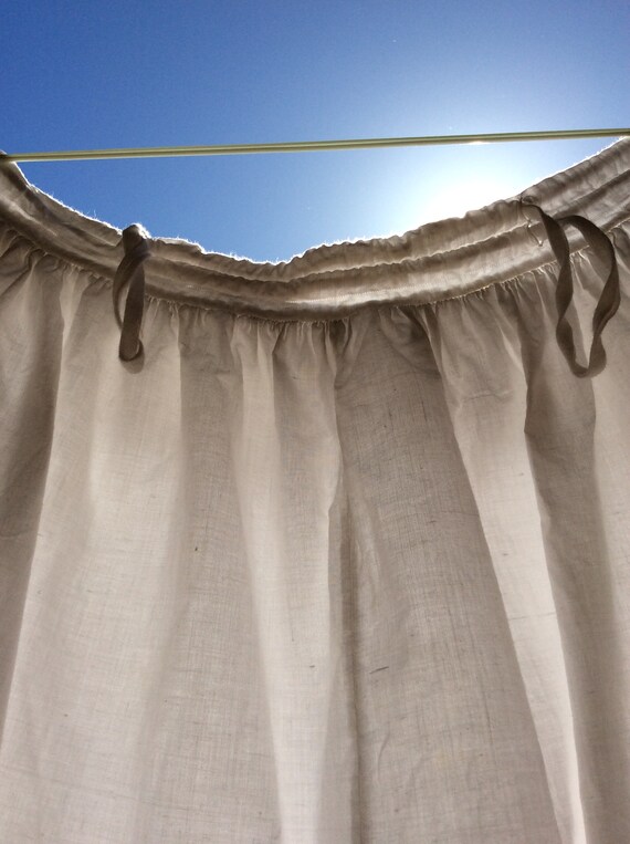 french cotton gathered petticoat Edwardian unders… - image 7