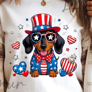 Dackel Png, Dackel Png, Amerikanischer 4. Juli, Vierte Juli Png, Dackel Png, Hundeliebhaber Clipart, Hundemama Png