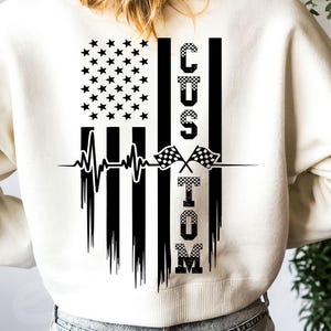 Personalisierter Renntag SVG Png, benutzerdefinierter karierter Druck Rennflagge, Renn-Svg, Rennmama-Sublimation, Rennflagge-Svg, bearbeitbare Rennmaus-Svg