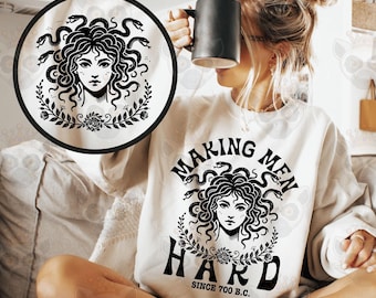 Making Men Hard Svg Png, Anti-Patriarchy Medusa, Feminist Quote, Women Rights, Pro Choice, Feminist Svg, Female Rage, Feminist Witch