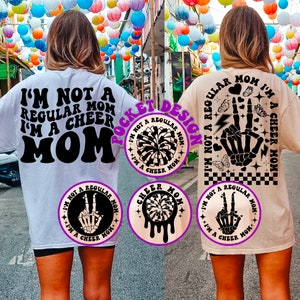 I&#39;m Not A Regular Mom I&#39;m A Cheer Mom Svg, Cheer Coach Svg, Cheer Svg, Cheerleader Mom Svg, Cheer Life Svg, Cheer Shirt Svg, Cheer Vibes Svg