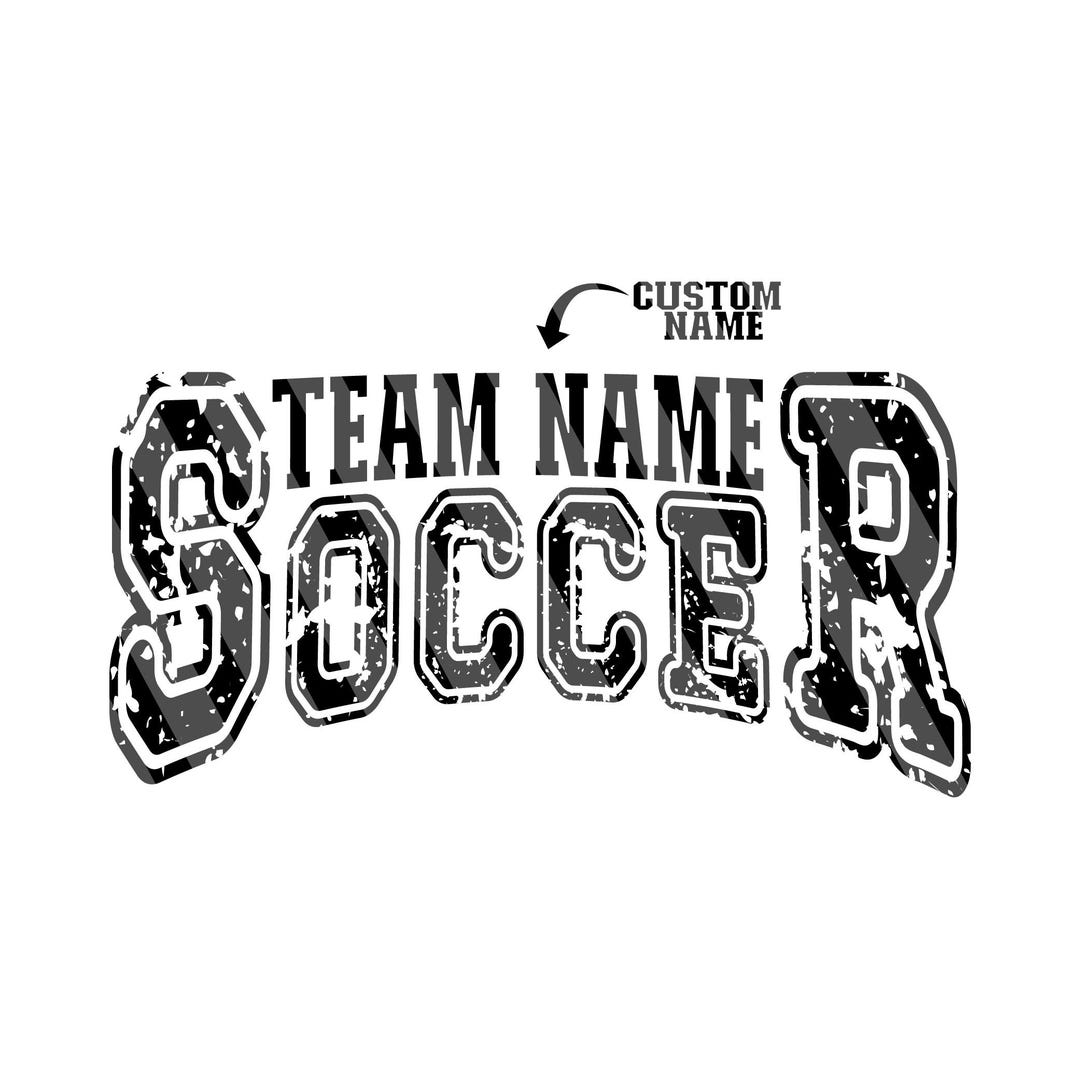 Custom Soccer Png Svg, Custom Soccer Name Svg, Custom Soccer Number Svg ...