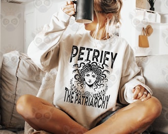 Anti-Patriarchy Medusa Png Svg, Petrify the Patriarchy, Feminist Quote Svg, Womens Rights Svg, Motivational Svg, Pro Choice, Feminist Svg