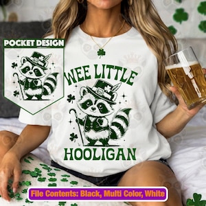 Wee Little Hooligan Svg Png, Mama St Patricks, St. Patricks Day Svg, Lucky Clover Svg, Lucky T-Shirt Svg, Mama Svg, Toddler Svg