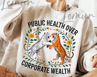Public Health Over Corporate Wealth PNg, Political Activism Png, Anti Billionaire Oligarchy Resist Revolution Png, Resistance Protest Png