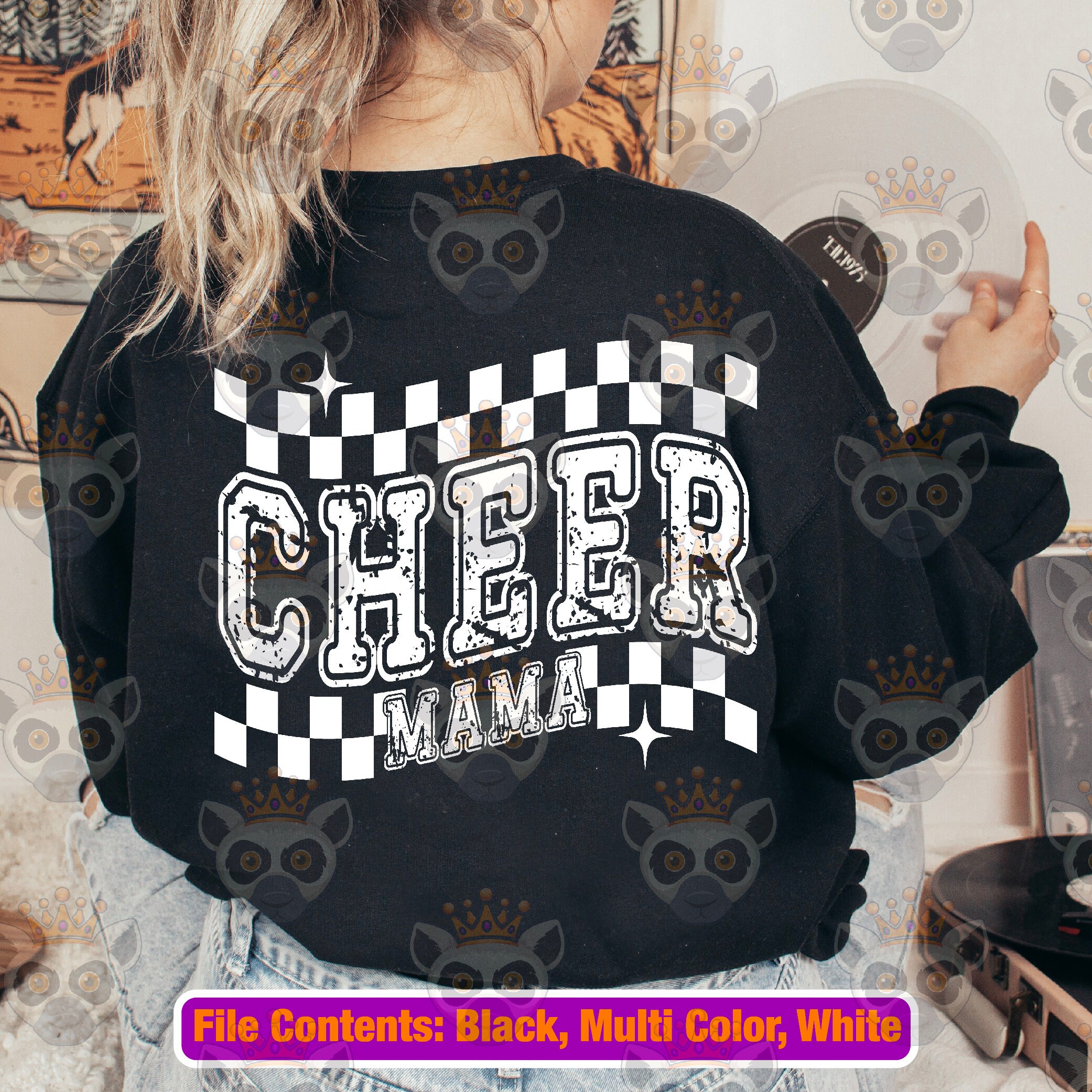 Grunge Cheer Mama Svg Png, Cheer Mom Svg, Funny Quote, Motivational Svg ...
