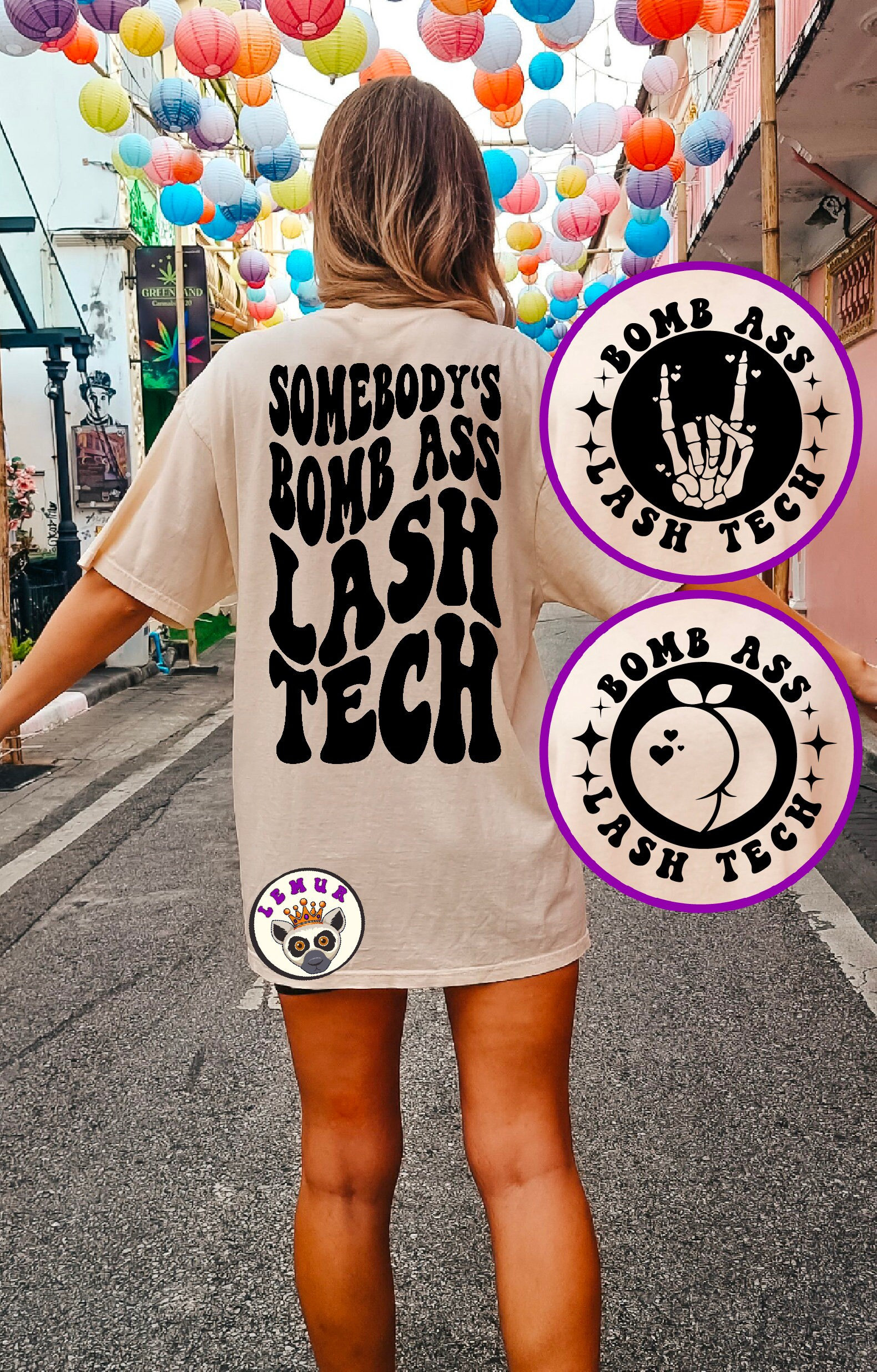 Somebody's Bomb Ass Lash Tech Svg Png Dxf, Fine Ass Lash Tech Svg, Body ...
