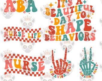 It's A Beautiful Day To Shape Behaviors Svg Png, BCBA Special Ed Svg, ABA Therapist Gift Svg, Therapist Future Svg, ABA Therapist Svg