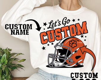 Personalized School Mascot Png, Personalized Name Logo Fan Graphic, Editable Game Day Team Spirit Sublimation, Sports Clipart for Printing