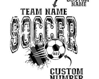 Custom Soccer Png Svg, Custom Soccer Name Svg, Custom Soccer Number Svg, Soccer Season Svg, Soccer Fan Svg, Soccer Svg, Soccer Vibes Svg