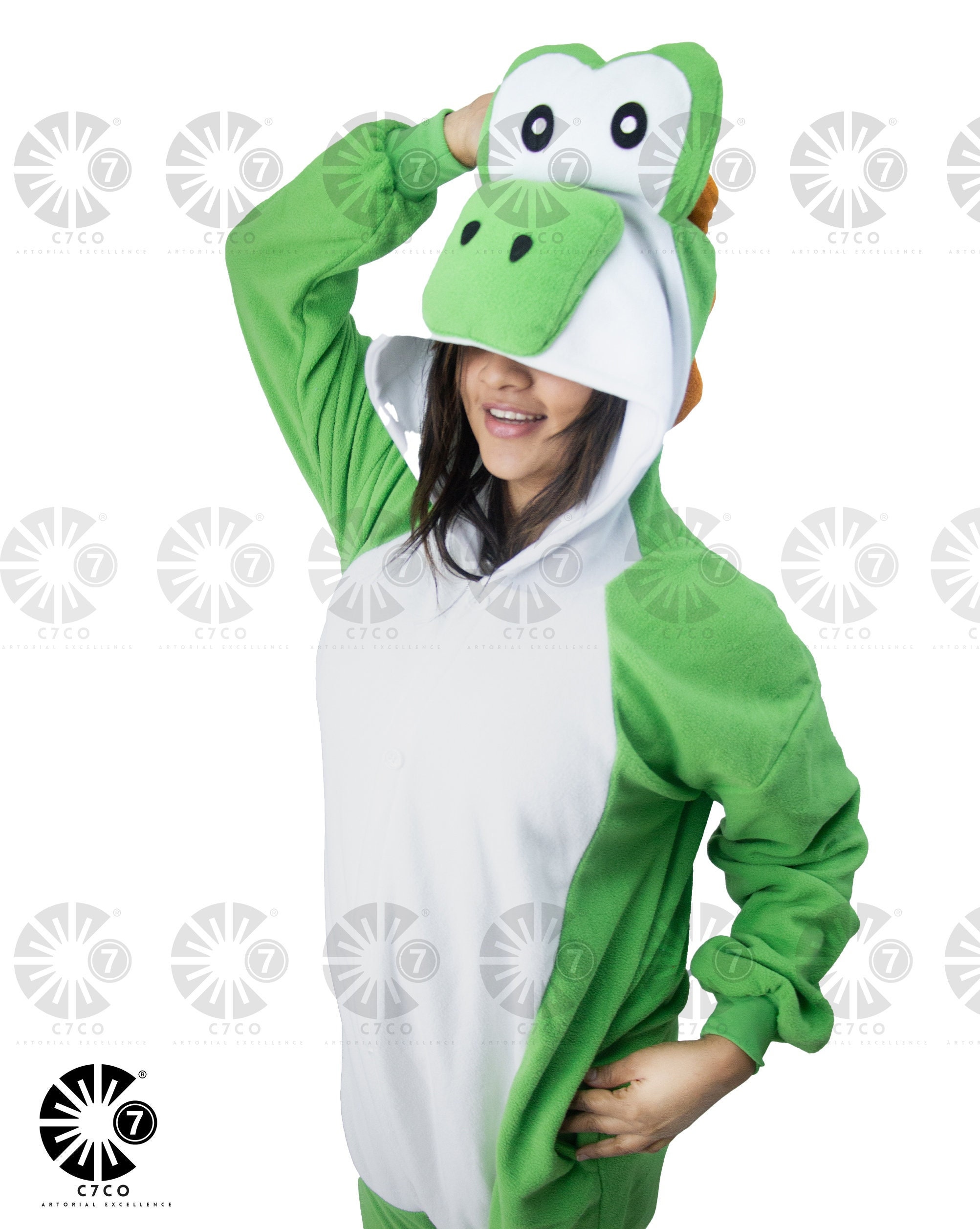 Kigurumi Shop  Super Mario Brothers (Yoshi) Kids Kigurumi - Animal Onesies  & Animal Pajamas by Sazac