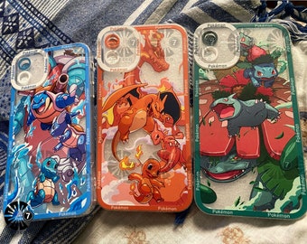 Dragon Anime IPhone case -  IPhone 15 pro max case -Iphone back covers -charizard, charmander -anime lovers gift - cartoon iphone back cover