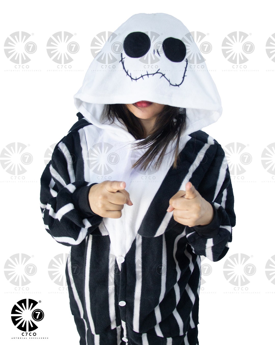 Skellington onesie sale