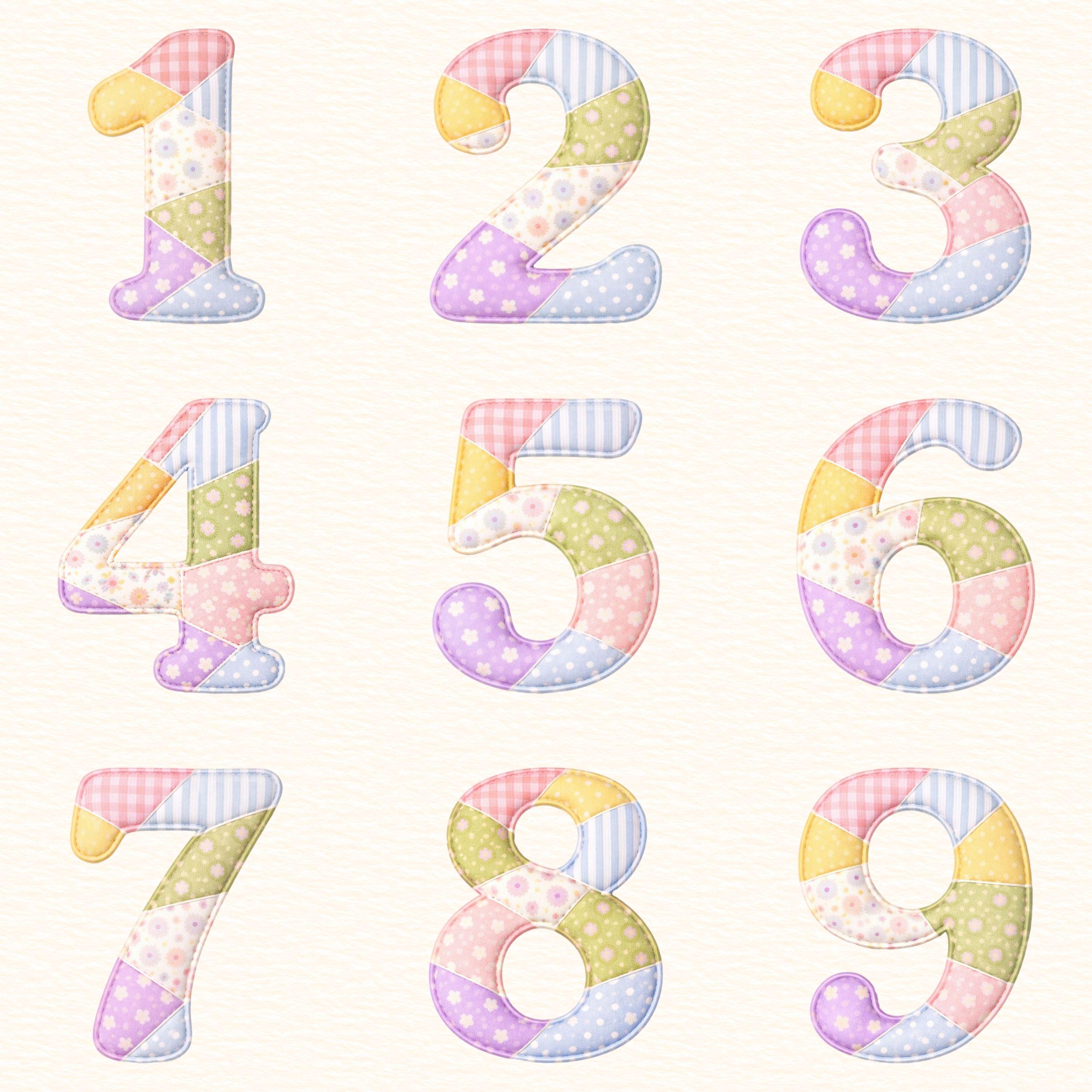Faux Embroidered Alphabet PNG Bundle, Faux Quilted Patchwork Letters ...