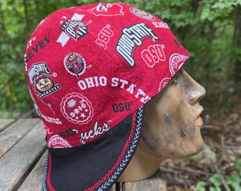 Ohio State Buckeyes Welding Cap: 100% Cotton, Made in USA