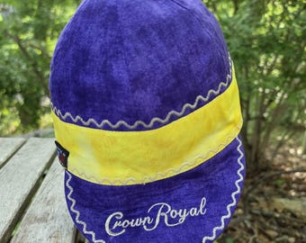 Gorro de soldar morado: Crown Royal, 100 % algodón, fabricado en EE. UU.