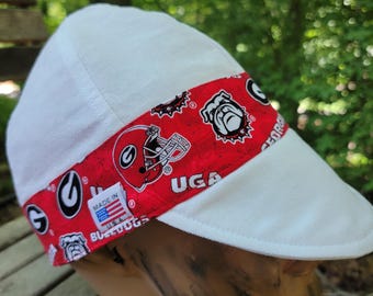 Georgia UGA Bulldogs Welding cap: 100% cotton, made in USA